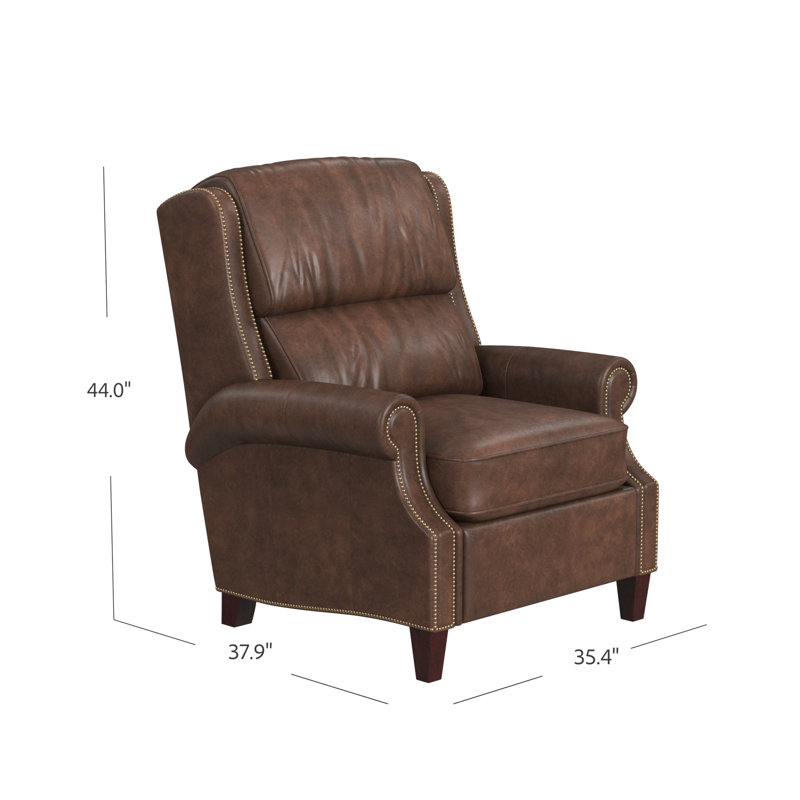 BradingtonYoung Huss Leather Recliner & Reviews Perigold